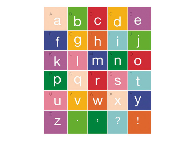 Robot - Bee-bot - Blue-bot - mat - letter - per stuk