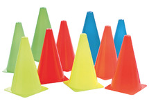 Kegels - EDX Education - parcours - markeringskegels - set van 10 assorti