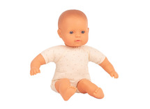 Poppen - Babypop - Miniland - Europees - zonder haar - zacht - 32 cm - per stuk