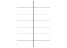Etiketten - zelfklevend - fotokopie en printers - 10,5 x 4,23 cm - set van 1400
