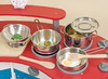 Speelgoed - kookpotten - Melissa & Doug - metaal - per set