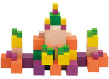 Blokken - EDX education - hout - set van 390 assorti