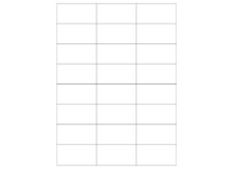 Etiketten - zelfklevend - fotokopie en printers - 7 x 3,7 cm - set van 2400