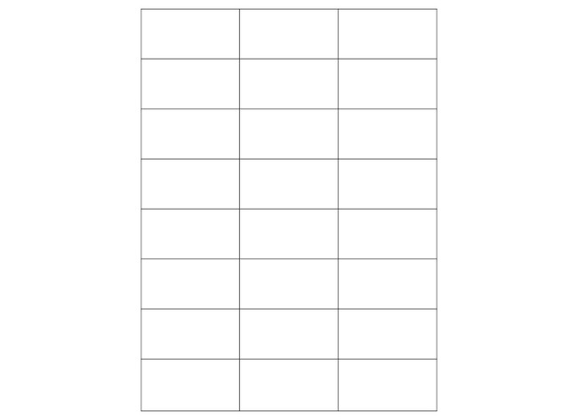 Etiketten - zelfklevend - fotokopie en printers - 7 x 3,7 cm - set van 2400
