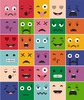 Robot - Bee-bot - Blue-bot - mat - emoties - per stuk