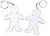 Sleutelhangers - mensjes - set van 6