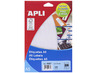 Etiketten - Apli - zelfklevend - 2 x 5 cm - set van 420