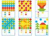 Kleur en vorm - Nathan - mozaïek - kleur en vorm - kleurenspel - per spel