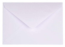 Briefomslagen - enveloppen - wit - gegomd - 11,4 x 16,9 cm - set van 500
