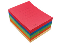 Mappen - opbergmap - met kleppen - schriftformaat - set van 50 assorti