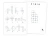 Ruimtelijk inzicht - Pentomino - opdrachtkaarten voor LV1150 - tetris - denkspel - nabouwen - set van 15 assorti