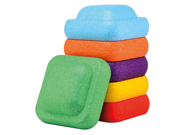 Parcours - stapelstenen - stapstenen - set van 6