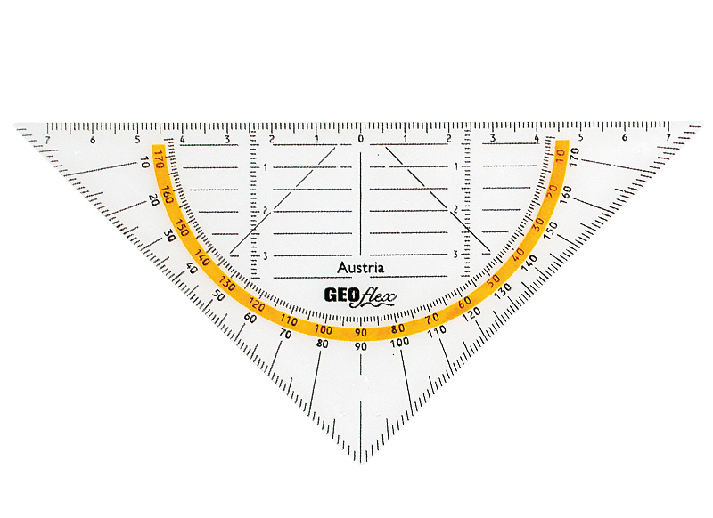 Linex equerre geometrique, 16 cm