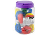 Draad - rijgdraad - plastic - 4 kleuren - bobijn van 20 m - set van 8 assorti