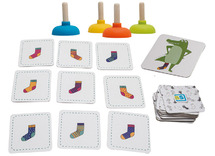 Spel - zoekspel - Croc's Sok - zoek de sok - kaartspel - per spel