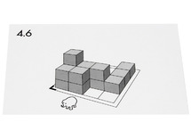 Bouwblokken - hout - set 4 - 9-10 jaar - opdrachtkaarten voor RJ6123 - set van 14 assorti