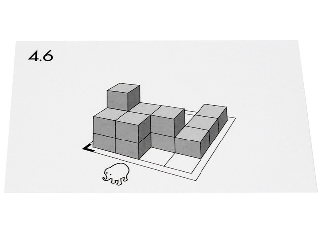 Bouwblokken - hout - set 4 - 9-10 jaar - opdrachtkaarten voor RJ6123 - set van 14 assorti