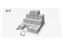 Bouwblokken - hout - set 5 - 10-11 jaar - opdrachtkaarten voor RJ6123 - set van 14 assorti