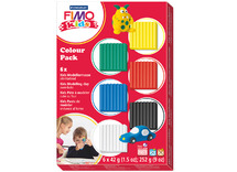 Boetseren - klei - Staedtler - Fimo Kids - set van 6 assorti