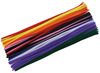 Chenilledraad - 50 cm lang - 0,6 cm diameter - set van 100 assorti