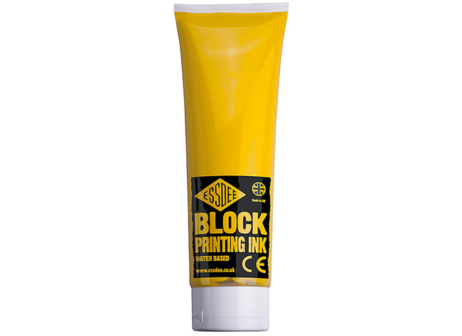 Inkt - lino - 300 ml - geel - per stuk