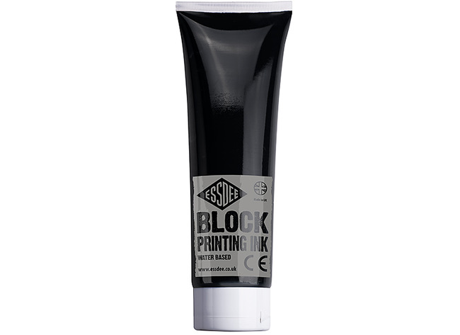 Inkt - lino - 300 ml - zwart - per stuk