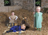 Kleding - verkleedkledij - herders - rollenspel - set van 3 assorti