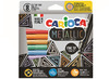 Stiften - kleurstiften - Carioca - metallic - set van 8 assorti