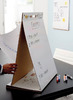 Bord - meeneembord - whiteboard - schrijfbord - dubbelzijdig - 58,4 x 50,8 cm - per stuk