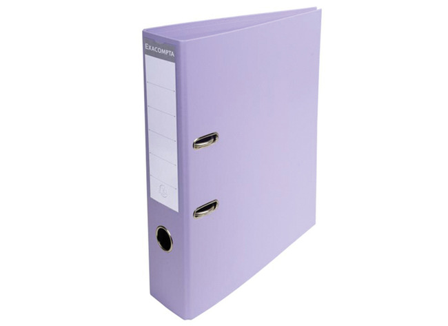 Mappen - ordner - Exacompta Prem'Touch - A4 - 7 cm - lila - per stuk
