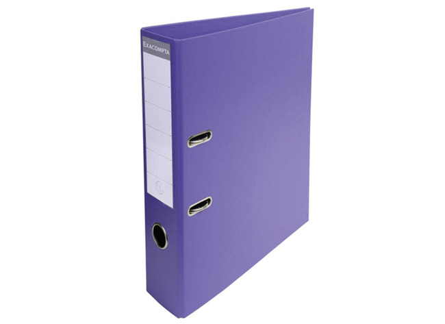 Mappen - ordner - Exacompta Prem'Touch - A4 - 7 cm - violet - per stuk