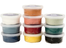 Boetseren - Silk Clay - natuurkleuren - set van 10 assorti