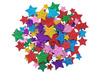 Foam - stickers - sterren - glitter - gekleurd - set van 500 assorti