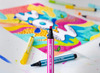 Stiften - kleurstiften - Stabilo Pen 68 Max Arty - XL beitelpunt - metaaletui - set van 20 assorti