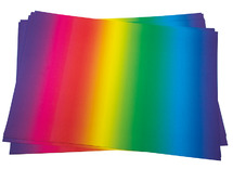 Knutselpapier - regenboogpapier - set van 20 assorti