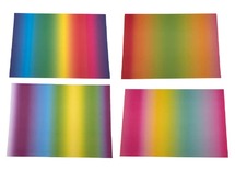Papier - regenboog - 34x49,5 cm - assortiment van 20vel