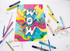 Stiften - kleurstiften - Stabilo Pen 68 Max Arty - XL beitelpunt - kartonetui - set van 12 assorti