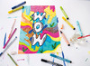 Stiften - kleurstiften - Stabilo - Pen 68 Max Arty - XL beitelpunt - kartonetui - set van 12 assorti