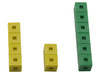 Rekenen - weegblokken - rekenblokken - 1 cm - set van 1000 assorti
