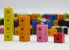 Rekenen - weegblokken - rekenblokken - 1 cm - set van 1000 assorti