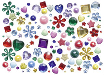 Decoratie - edelstenen - sierstenen - set - set van 800 assorti