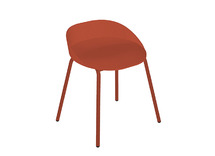 Stoel - Team - rood - per stuk
