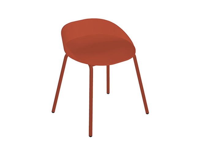 Stoel - Team - rood - per stuk