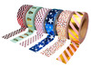 Kleefband - masking tape - papier - versiering - 1,5 cm x 10 m - set van 6