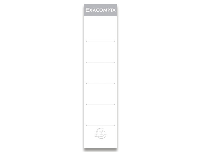 Etiketten - Exacompta - voor ordners van 5 cm - zelfklevend - set van 10