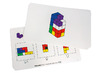 Spel - denkspel - Soma - kubussen - tetris - ruimtelijk inzicht - 7 blokken - opdrachtkaarten voor RP6128 - set van 10 assorti