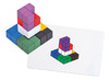 Spel - denkspel - Soma - kubussen - tetris - ruimtelijk inzicht - 7 blokken - opdrachtkaarten voor RP6128 - set van 10 assorti