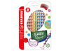 Potloden - kleurpotloden - Stabilo EASYcolors - driehoekig - dik - etui - rechtshandig - set van 24 assorti