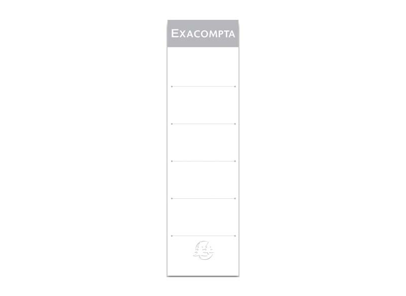 ETIQUETTES DE DOS PR CLASSEUR 7CM - AUTOCOLANTES - SET DE 10 - Baert