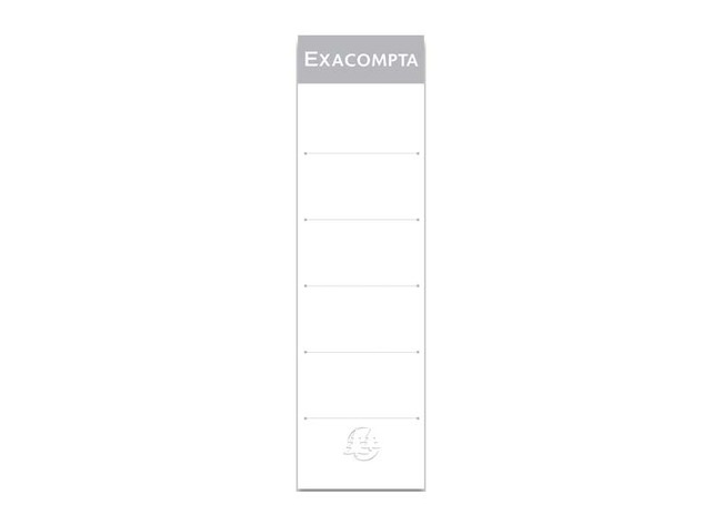 Etiketten - Exacompta - voor ordners van 7 cm - zelfklevend - set van 10